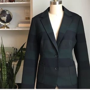 Banana Republic Striped Equestrian-Style Blazer